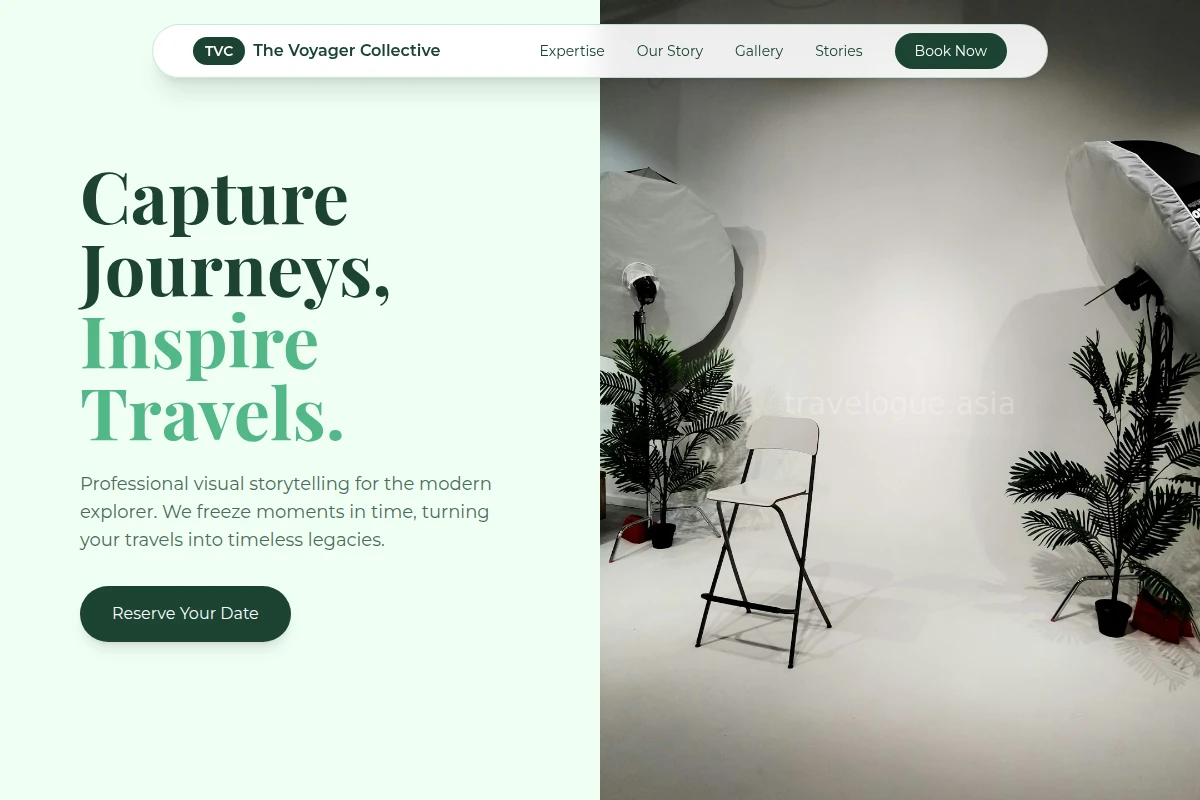 Premium Tourism Website Design